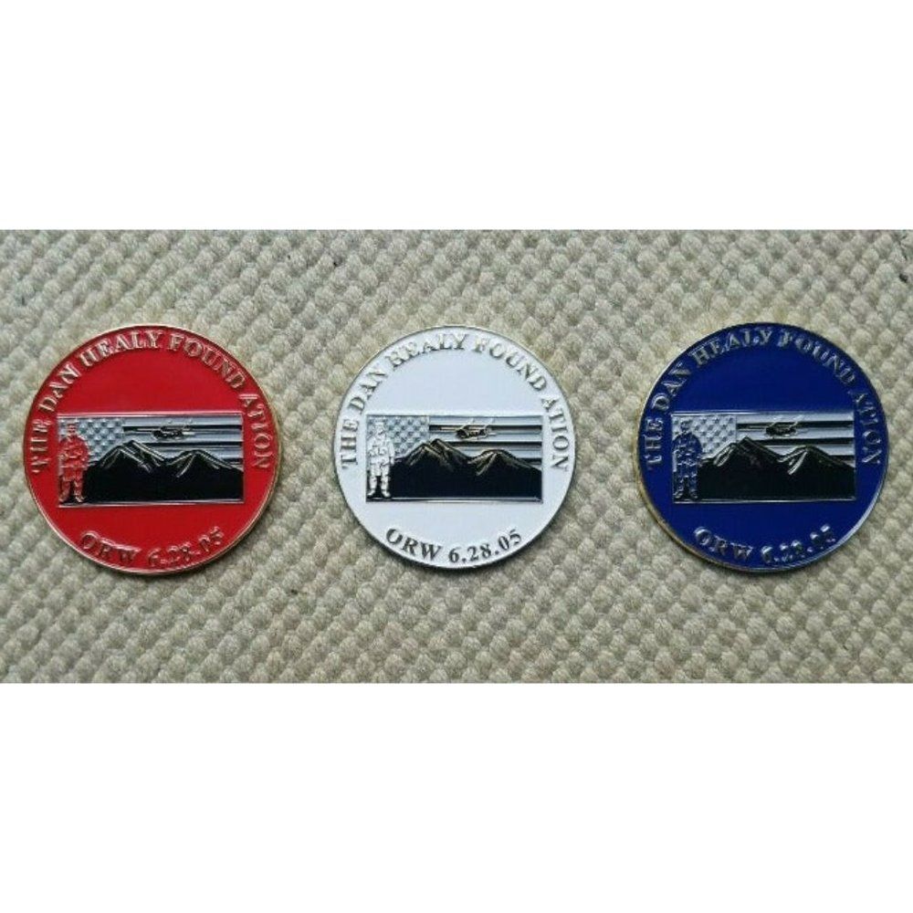 The Dan Healy Foundation Challenge Coin Set Operation Red Wing Donation Charity